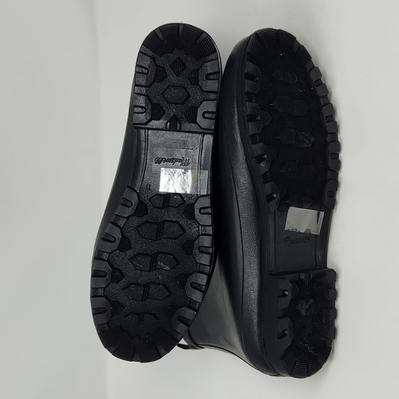 Madewell Zip-up Lugsole Rain Boot Black, sz 11 - Picture 6 of 10